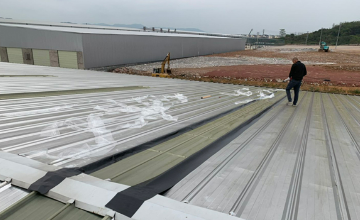 新兴厂房屋面防水维修案例